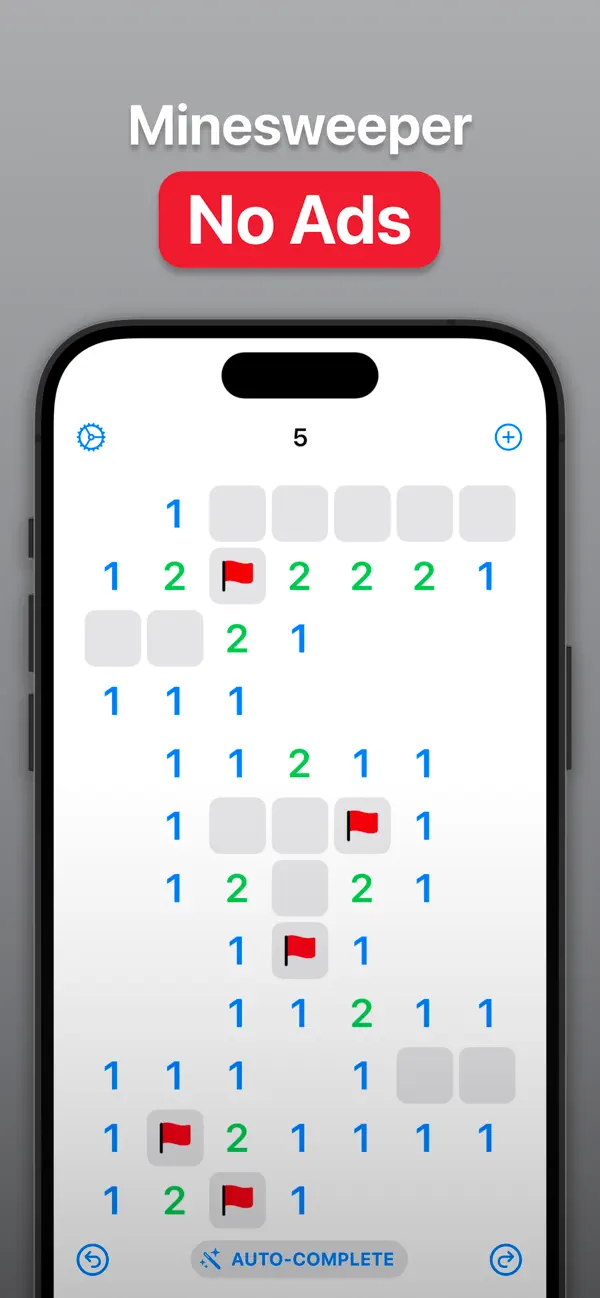 Minesweeper app screenshot